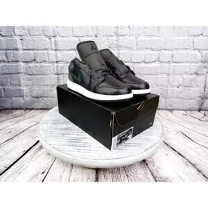 Air Jordan 1 Low SE "Black Elephant" Off Noir/Black-White-Black Youth 6.5y NIB